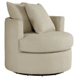 Tampa Furniture Outlet - Coaster - Debbie Upholstered Swivel Accent Chair Camel - 902274