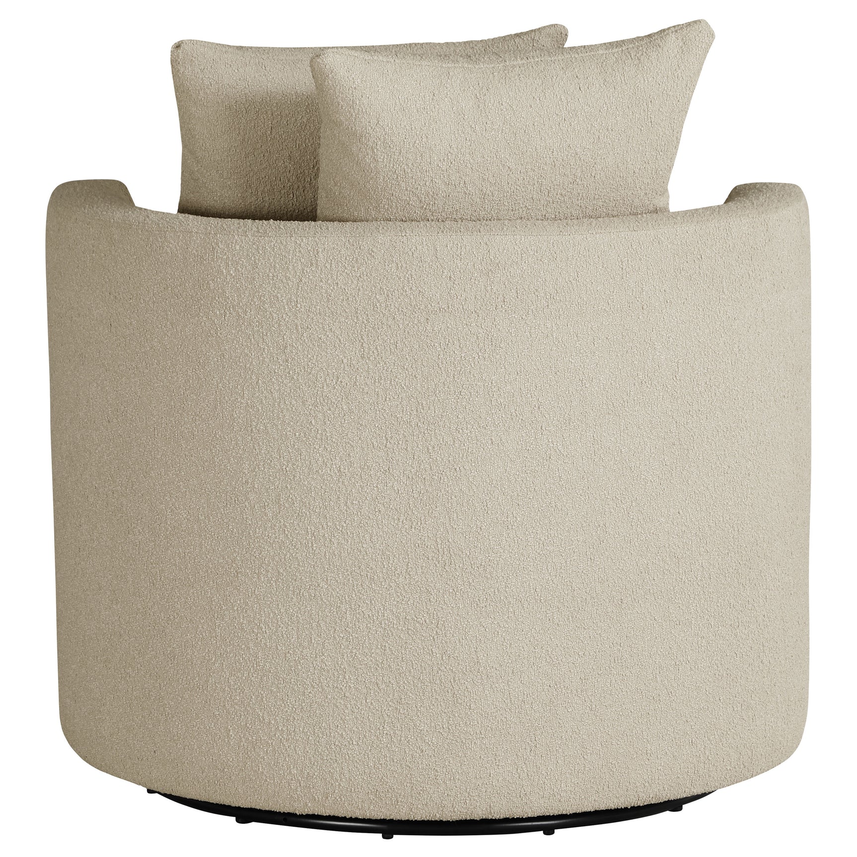 Debbie Upholstered Swivel Accent Chair Camel - Tampa Furniture Outlet