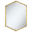 Tampa Furniture Outlet - Coaster - Bledel 24 x 34 Inch Hexagonal Wall Mirror Gold - 902356