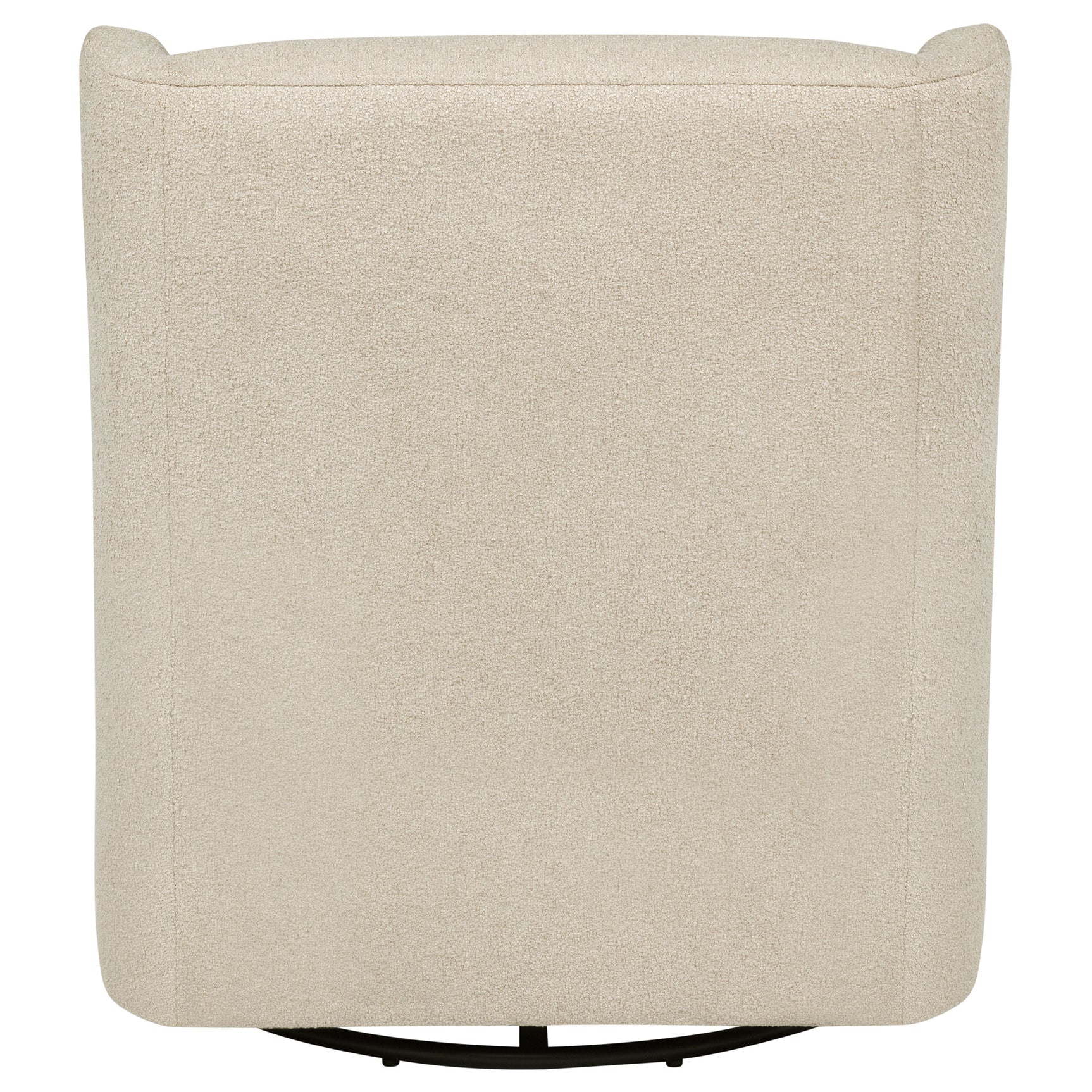 Serra Boucle Upholstered Swivel Glider Sandy Beige - Tampa Furniture Outlet