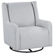 Tampa Furniture Outlet - Coaster - Serra Boucle Upholstered Swivel Glider Dove Grey - 902454