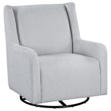 Tampa Furniture Outlet - Coaster - Serra Boucle Upholstered Swivel Glider Dove Grey - 902454