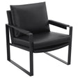 Tampa Furniture Outlet - Coaster - Rosalind Upholstered Track Arm Accent Chair Black - 903021