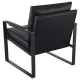 Rosalind Upholstered Track Arm Accent Chair Black - Tampa Furniture Outlet