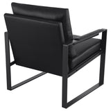 Rosalind Upholstered Track Arm Accent Chair Black - Tampa Furniture Outlet