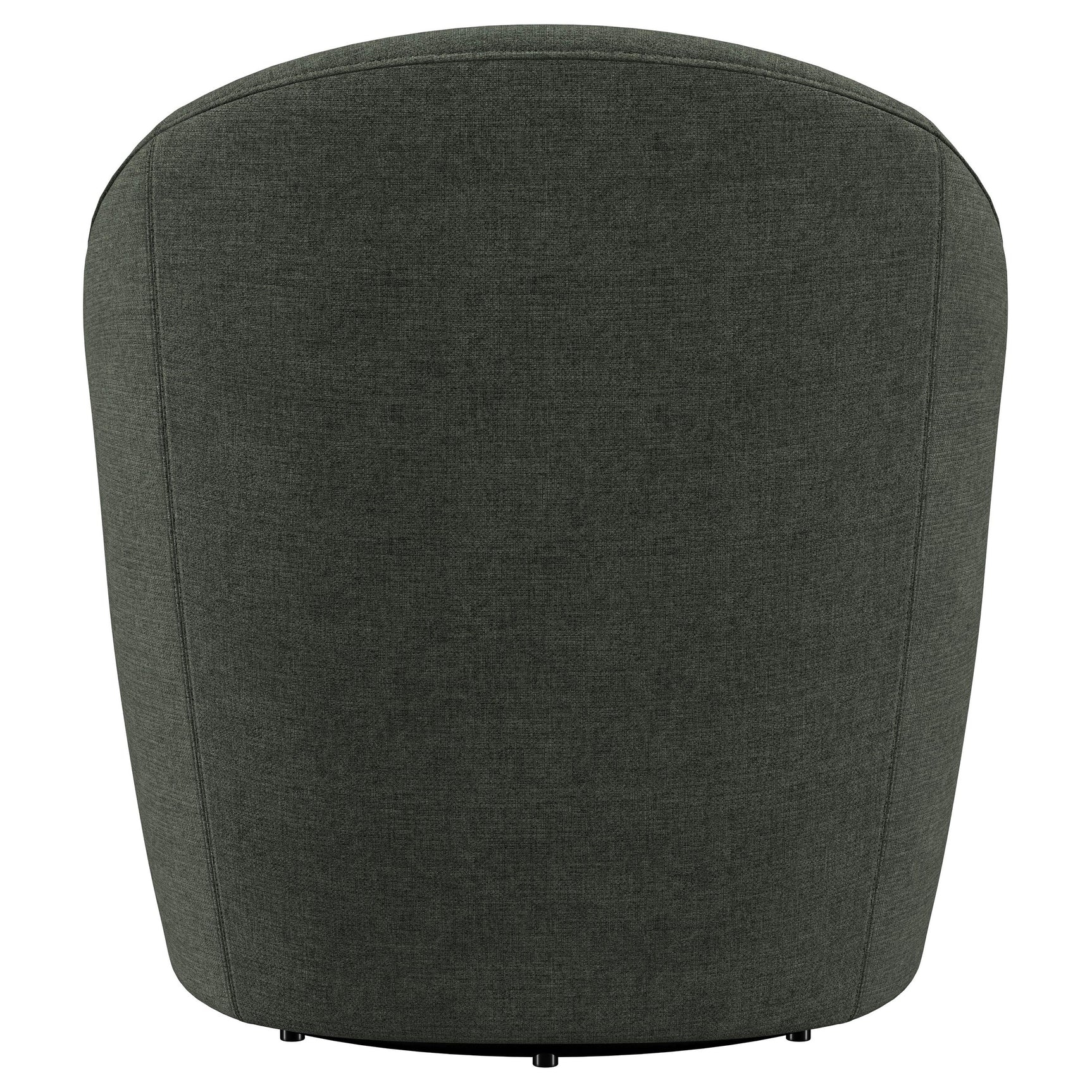 Leon Upholstered Barrel Accent Swivel Chair Hunter Green - Tampa Furniture Outlet