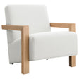 Tampa Furniture Outlet - Coaster - Fitzroy Boucle Upholstered Accent Arm Chair Ivory - 903094