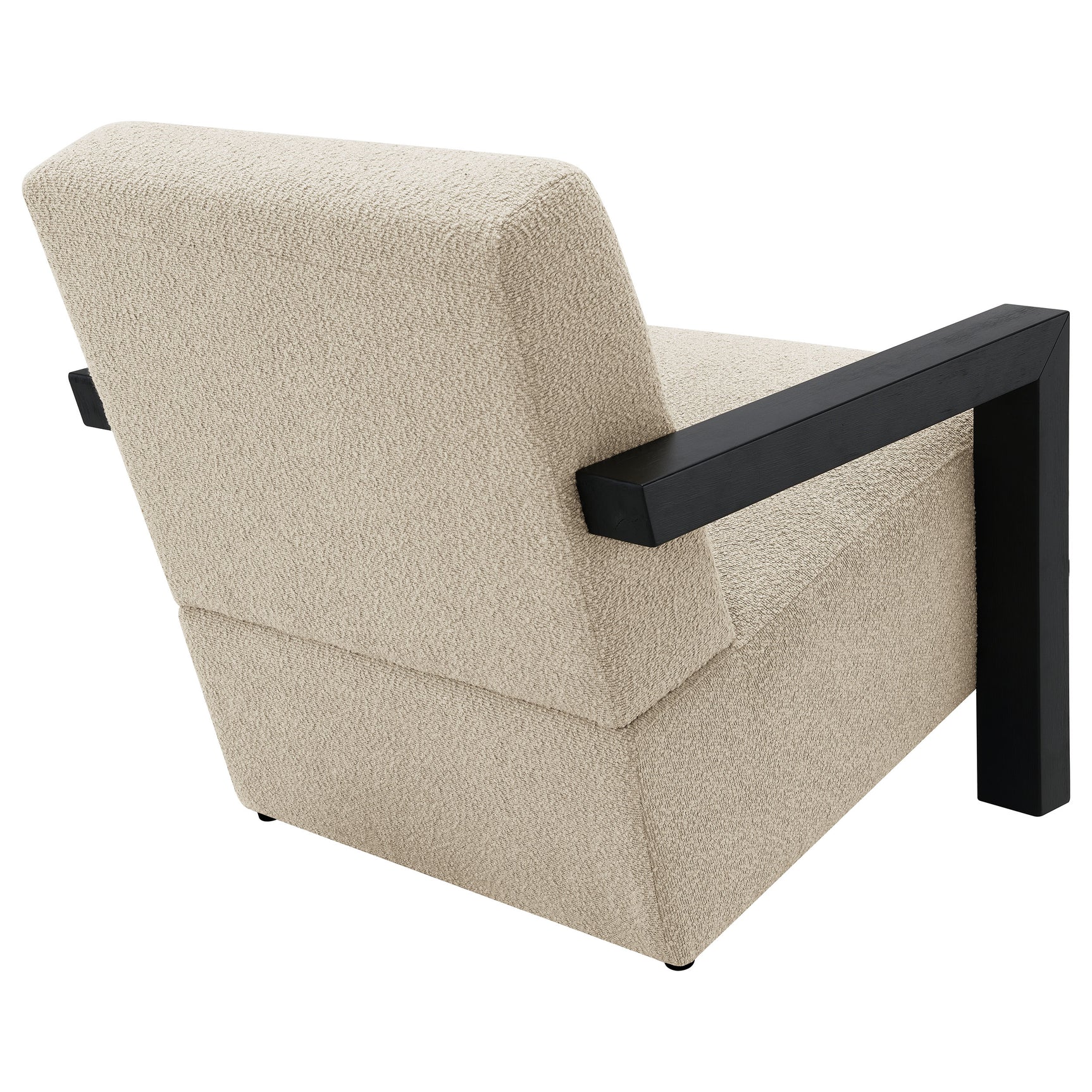 Fitzroy Boucle Upholstered Accent Arm Chair Latte - Tampa Furniture Outlet