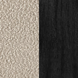 Fitzroy Boucle Upholstered Accent Arm Chair Latte - Tampa Furniture Outlet