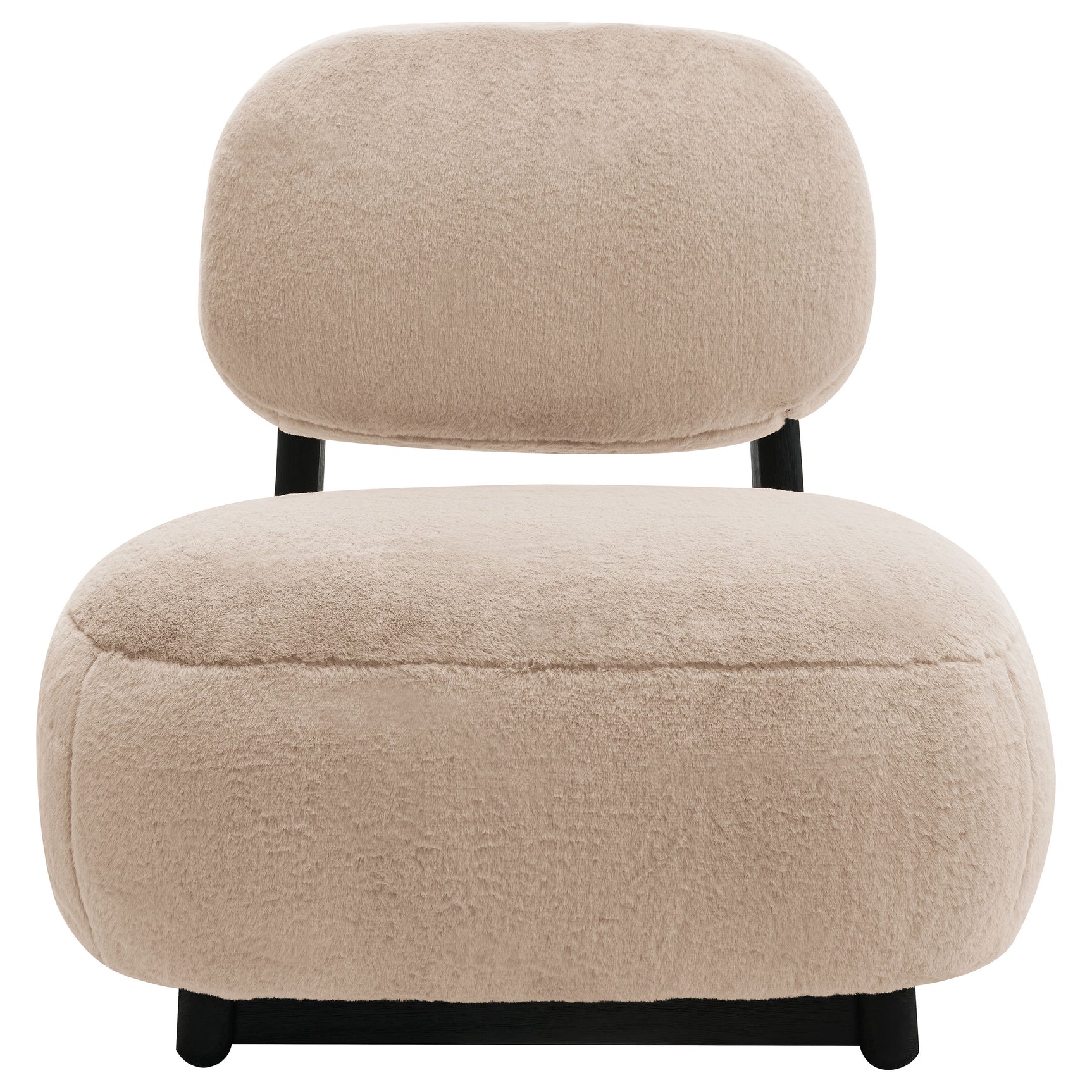 Duffie Upholstered Armless Accent Chair Camel - Tampa Furniture Outlet