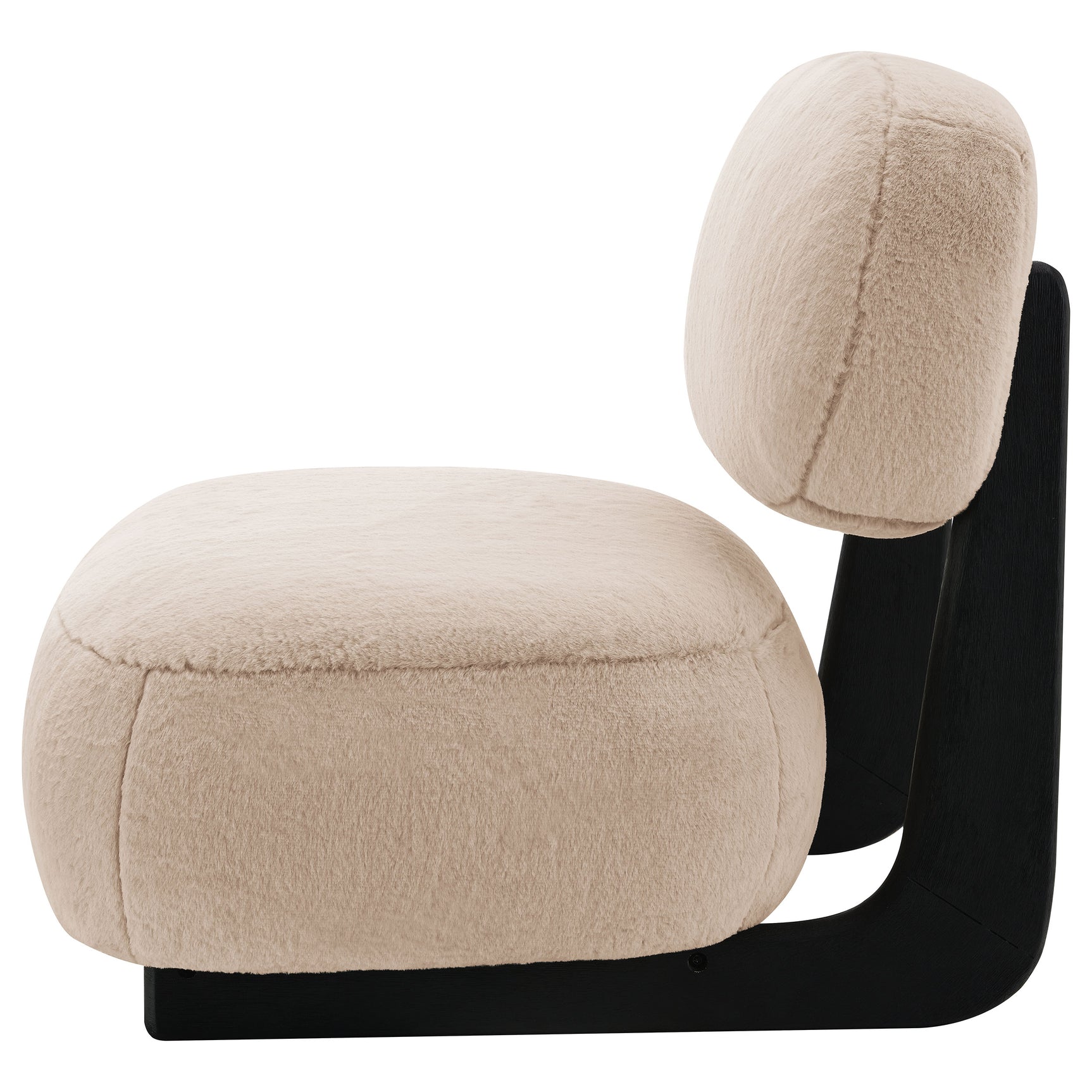 Duffie Upholstered Armless Accent Chair Camel - Tampa Furniture Outlet