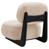 Duffie Upholstered Armless Accent Chair Camel - Tampa Furniture Outlet