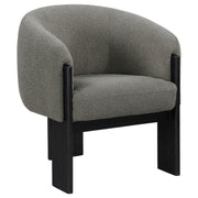 Tampa Furniture Outlet - Coaster - Valdez Boucle Upholstered Barrel Back Accent Chair Brown - 903166