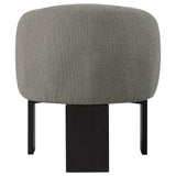 Valdez Boucle Upholstered Barrel Back Accent Chair Brown - Tampa Furniture Outlet