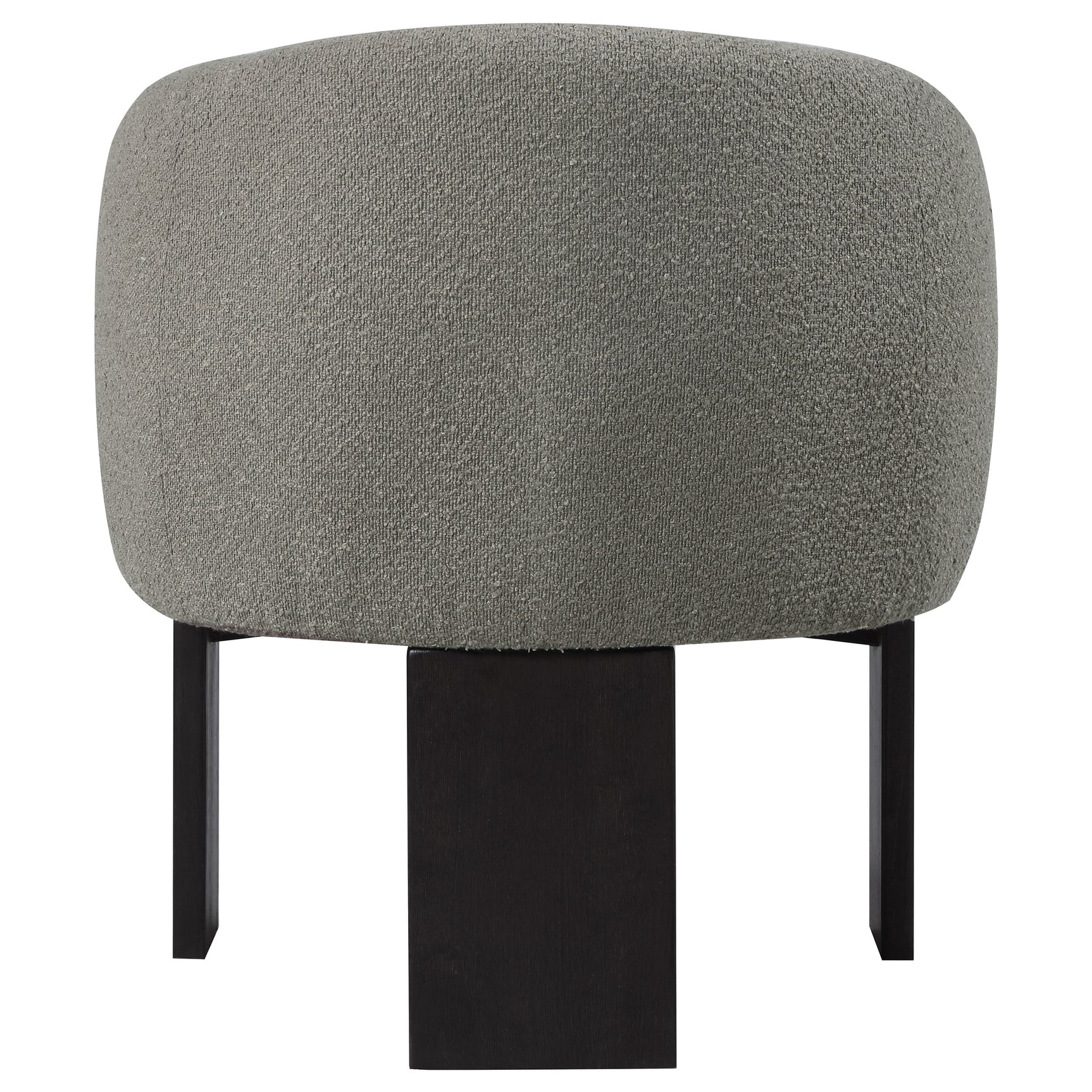 Valdez Boucle Upholstered Barrel Back Accent Chair Brown - Tampa Furniture Outlet