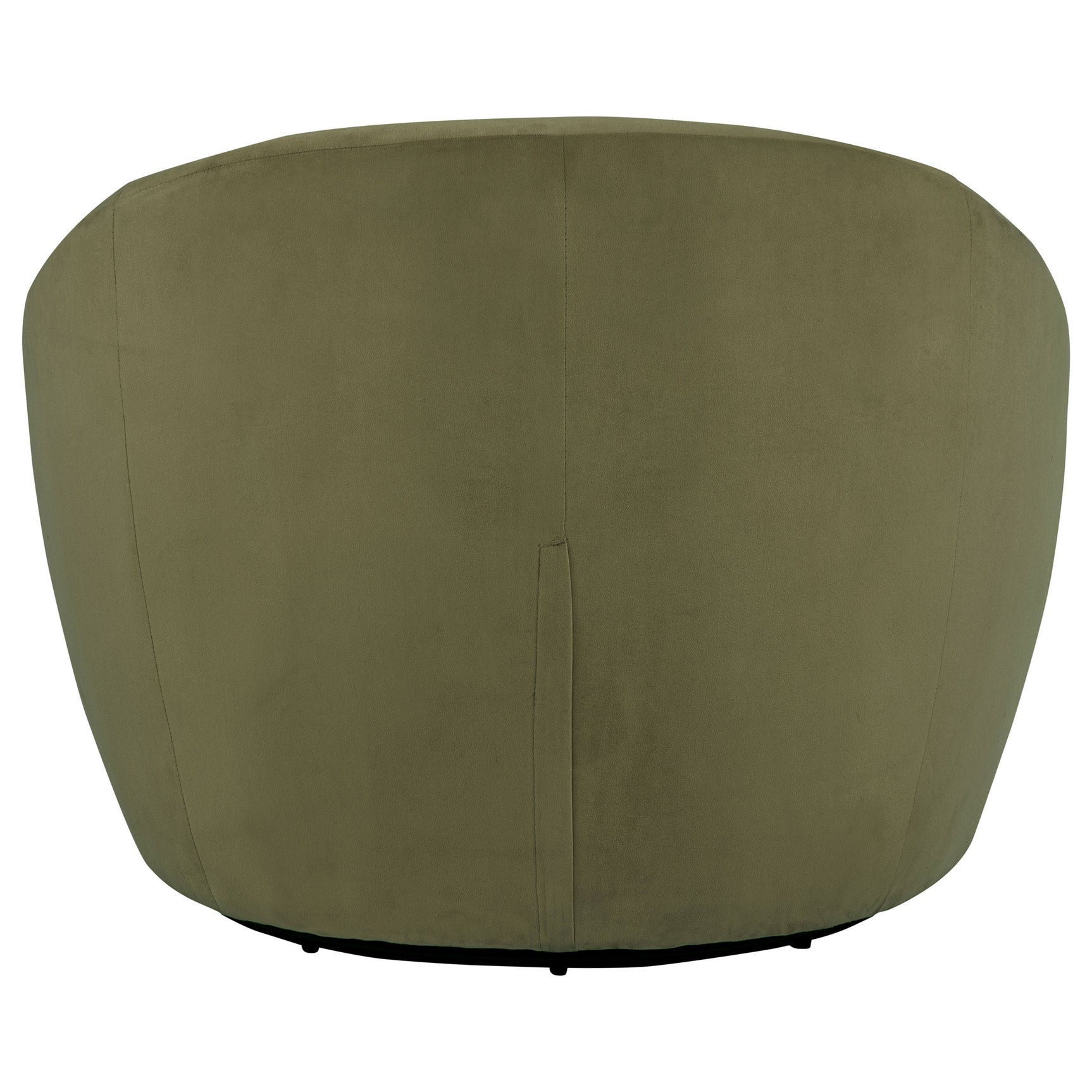Myernick Velvet Upholstered Swivel Accent Chair Olive