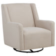 Tampa Furniture Outlet - Coaster - Sorrel Fabric Upholstered Swivel Glider Arm Chair Latte - 903930
