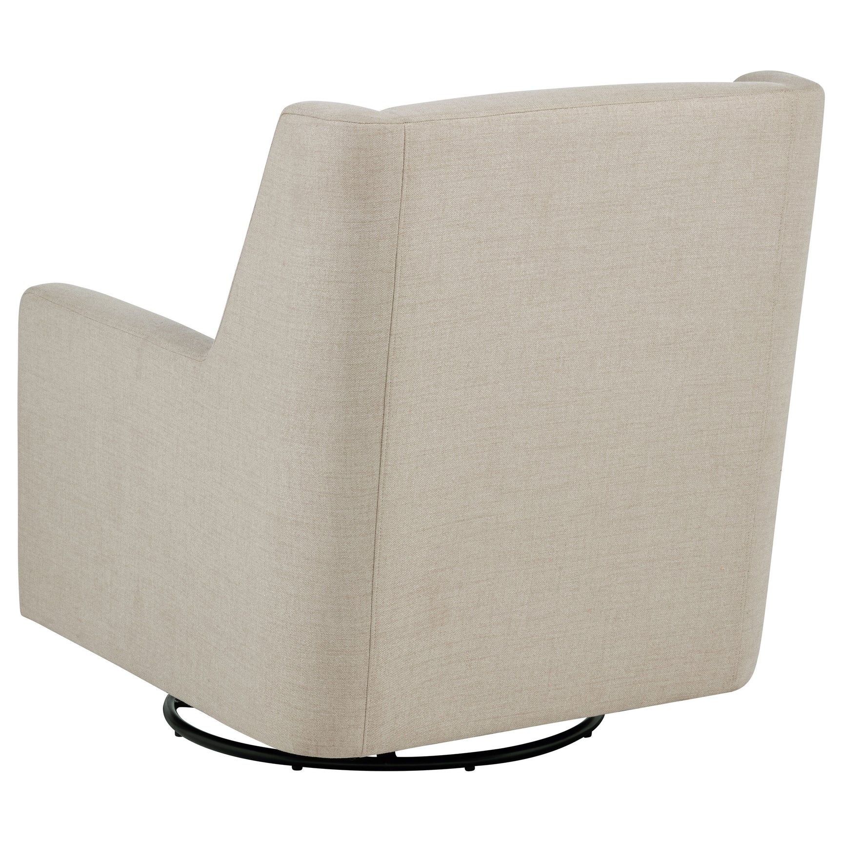 Sorrel Fabric Upholstered Swivel Glider Arm Chair Latte