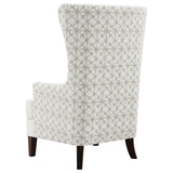Pippin Upholstered High Wingback Accent Chair Latte - Tampa Furniture Outlet