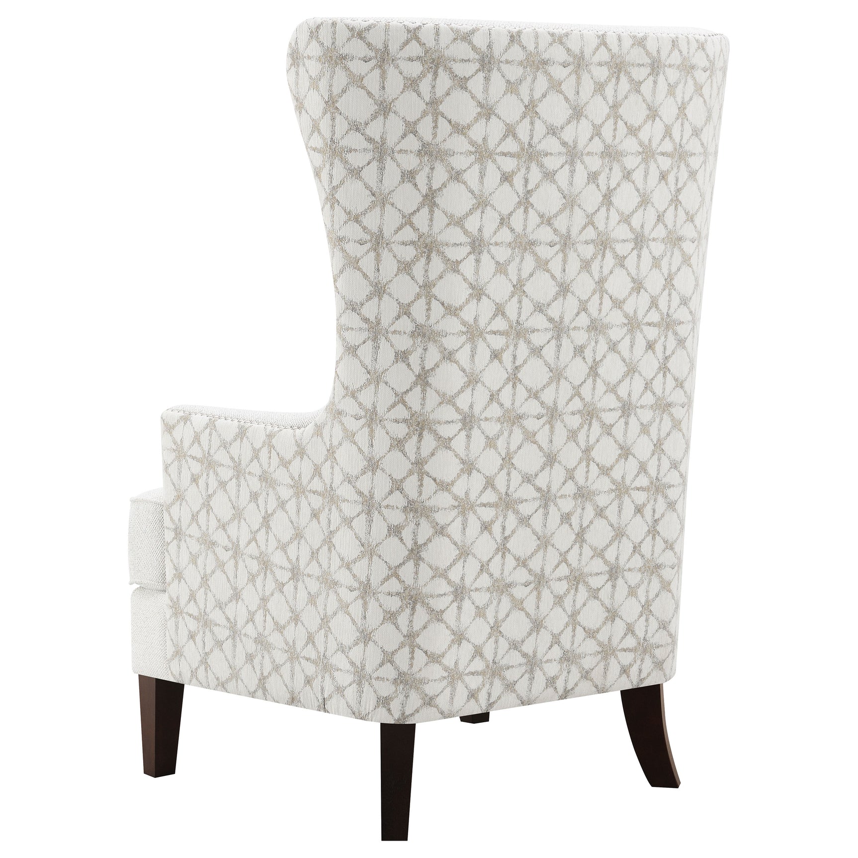 Pippin Upholstered High Wingback Accent Chair Latte - Tampa Furniture Outlet