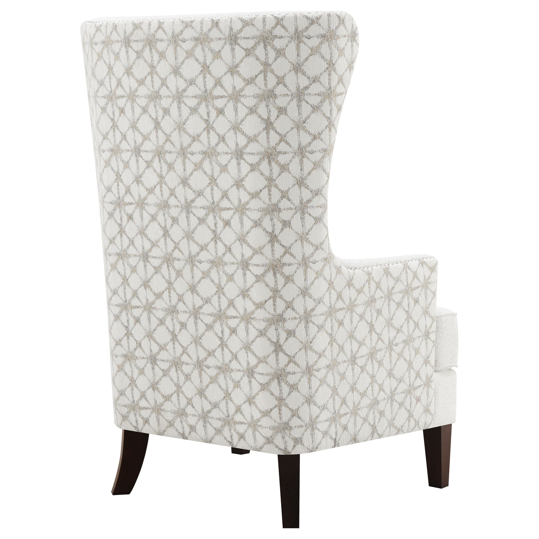 Pippin Upholstered High Wingback Accent Chair Latte - Tampa Furniture Outlet