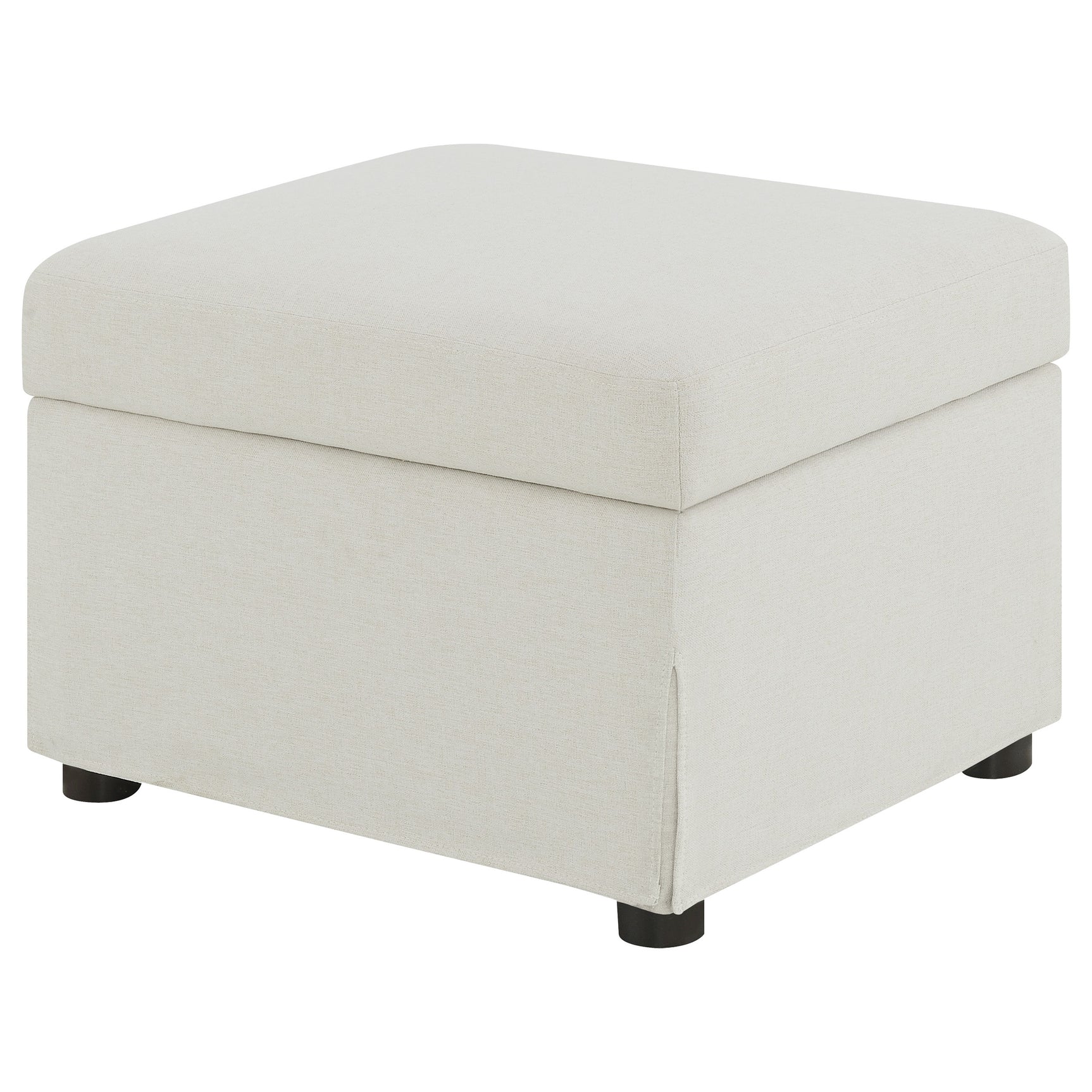 Winter Upholstered Hydraulic Lift Top Storage Ottoman Beige - Tampa Furniture Outlet