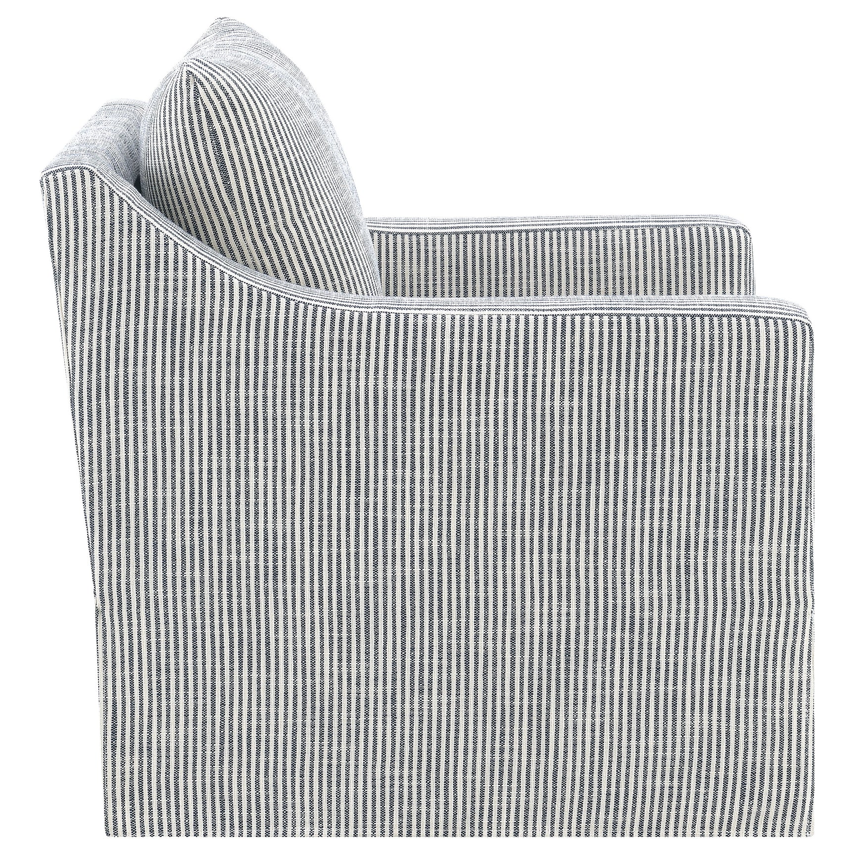 Winter Upholstered Sloped Arm Accent Swivel Chair Grey - Tampa Furniture Outlet