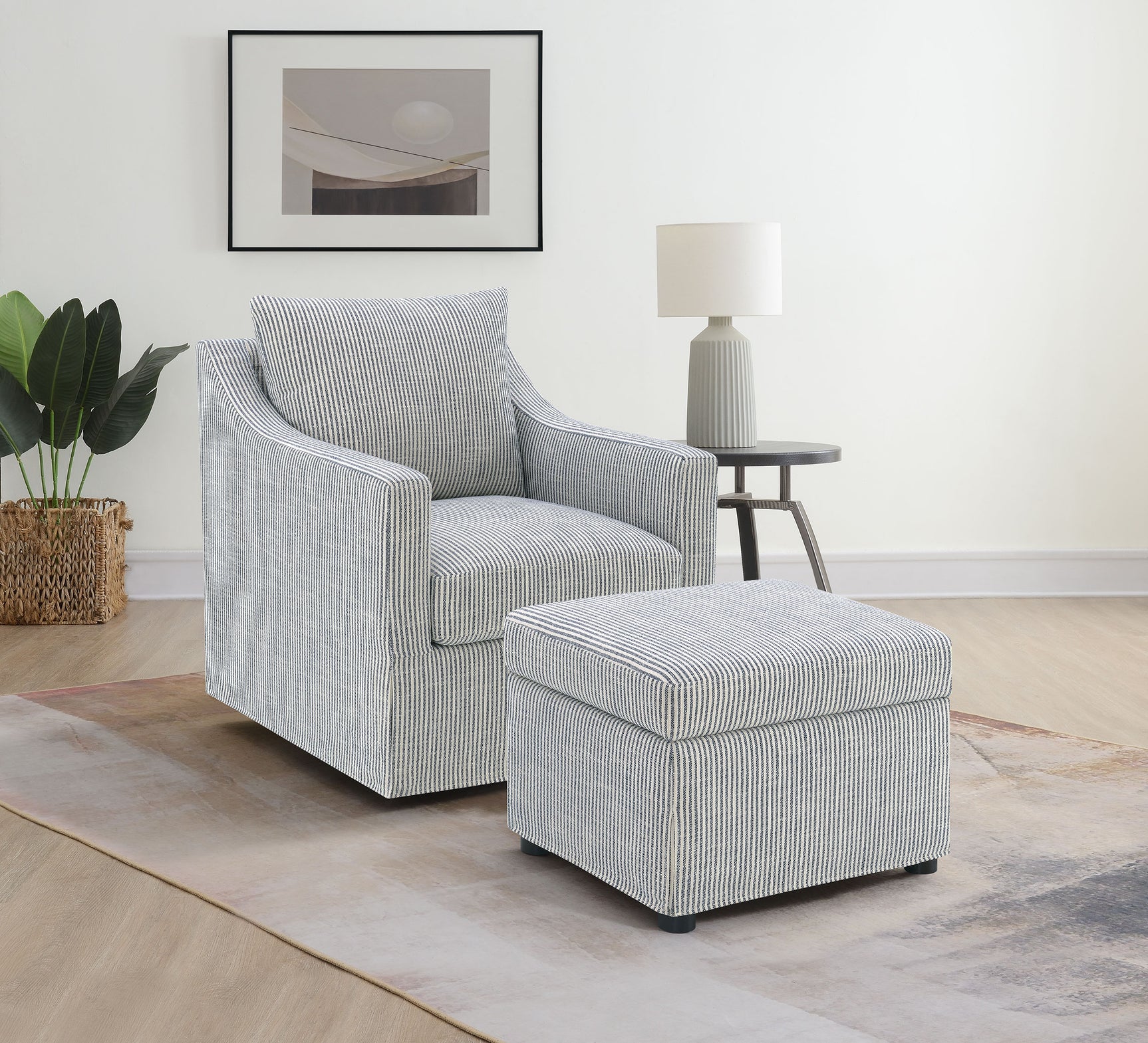 Winter Upholstered Sloped Arm Accent Swivel Chair Grey - Tampa Furniture Outlet