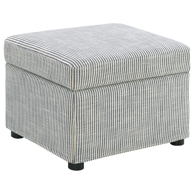 Tampa Furniture Outlet - Coaster - Winter Upholstered Hydraulic Lift Top Storage Ottoman Grey - 904138