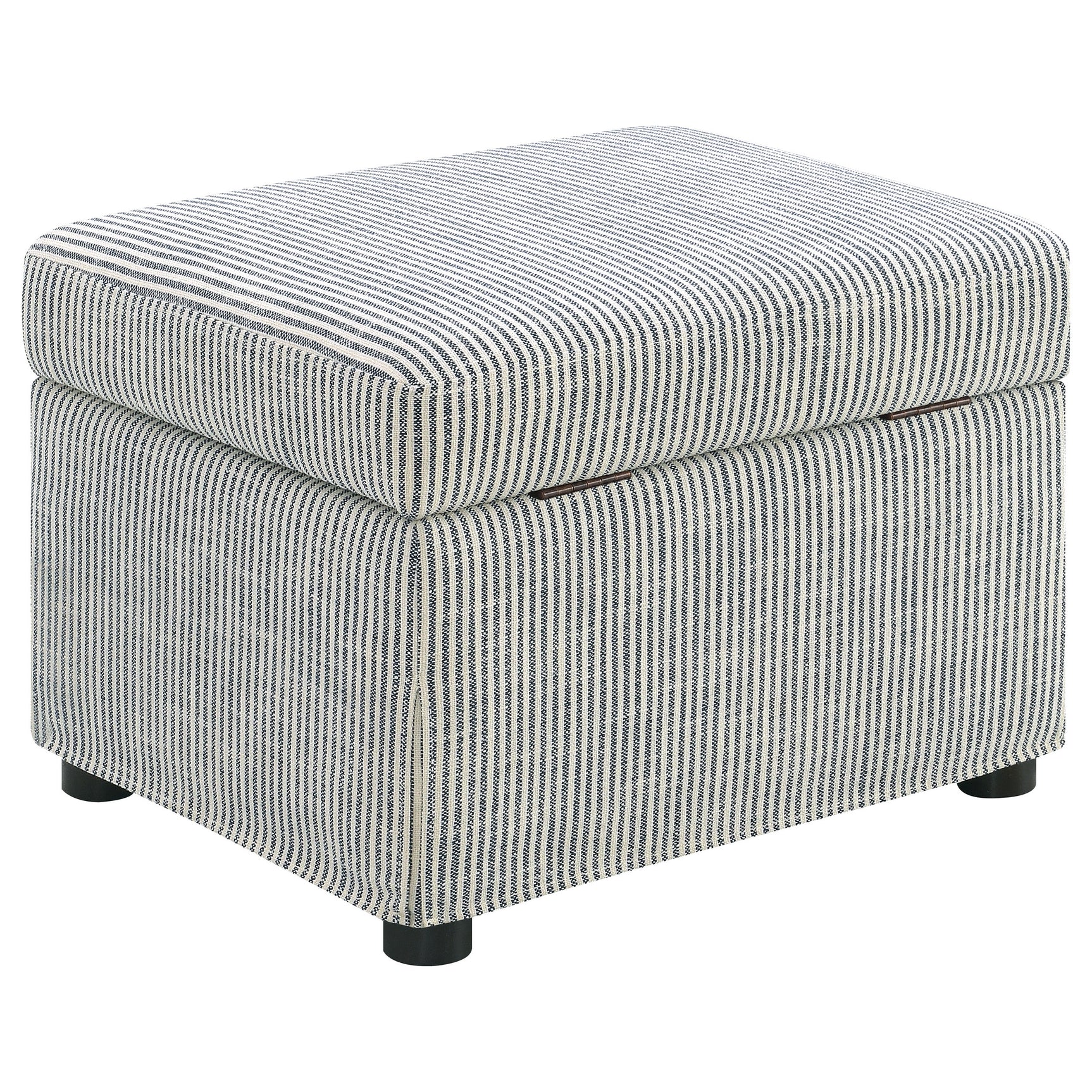 Winter Upholstered Hydraulic Lift Top Storage Ottoman Grey - Tampa Furniture Outlet