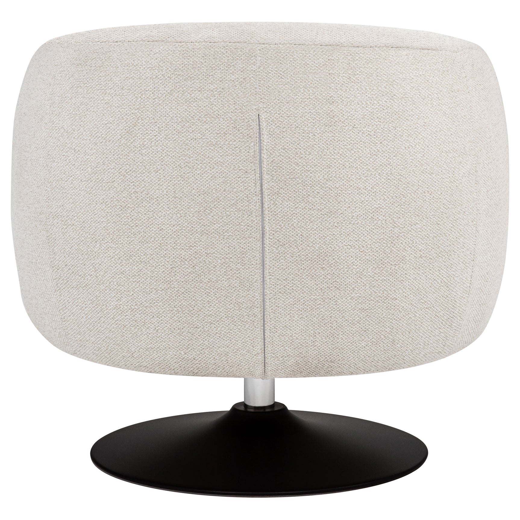 Dave Upholstered Barrel Back Swivel Club Chair Beige - Tampa Furniture Outlet
