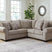 Tampa Furniture Outlet - Ashley Furniture - Claireah Sectional - RAF 2-Piece Sectional / Umber - 90603S2