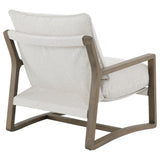 Geneva Boucle Upholstered Wood Arm Accent Chair Sand - Tampa Furniture Outlet