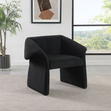 Ramsey Upholstered Sloped Arm Accent Chair Black - Tampa Furniture Outlet