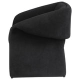 Ramsey Upholstered Sloped Arm Accent Chair Black - Tampa Furniture Outlet