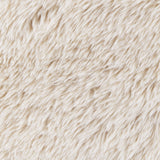 Fitzroy Faux Fur Upholstered Chair Solid Wood Arms Latte - Tampa Furniture Outlet