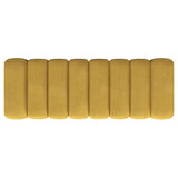 Summer Fabric Upholstered Tufted Accent Bench Mustard Yellow - Tampa Furniture Outlet