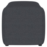 Summer Fabric Upholstered Tufted Accent Bench Charcoal - Tampa Furniture Outlet