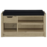 Arrington Storage Bench White Oak - Tampa Furniture Outlet
