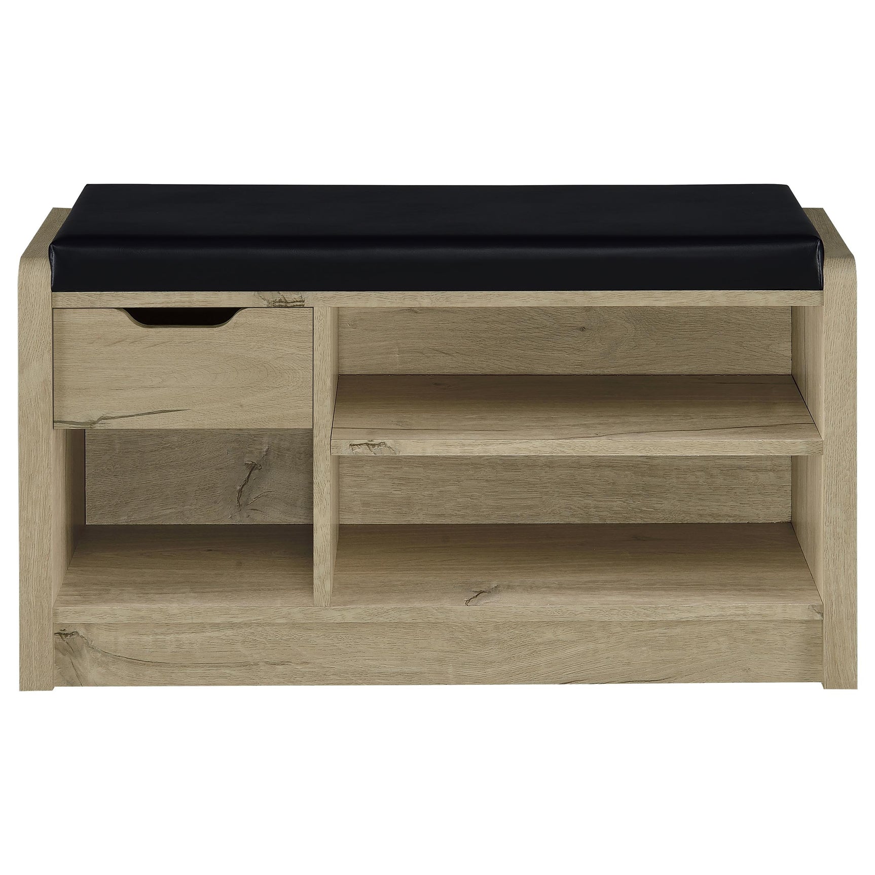 Arrington Storage Bench White Oak - Tampa Furniture Outlet