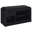 Tampa Furniture Outlet - Coaster - Arrington Storage Bench Black - 910323