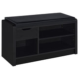 Tampa Furniture Outlet - Coaster - Arrington Storage Bench Black - 910323