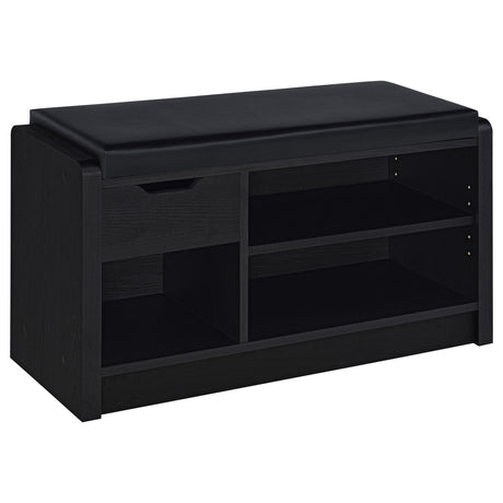 Tampa Furniture Outlet - Coaster - Arrington Storage Bench Black - 910323