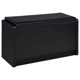 Arrington Storage Bench Black - Tampa Furniture Outlet