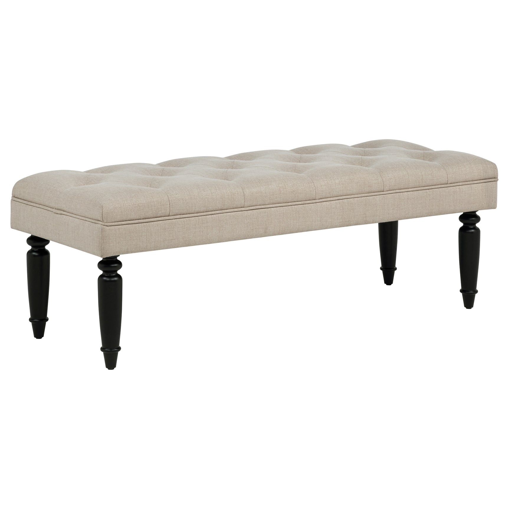 Tampa Furniture Outlet - Coaster - Marsha 52-inch Upholstered Entryway Accent Bench Latte - 915160