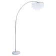 Tampa Furniture Outlet - Coaster - Shirley 86-inch Hanging Crystal Arc Metal Floor Lamp Chrome - 920065