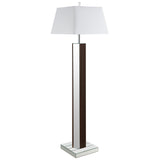 Tampa Furniture Outlet - Coaster - Elena 67-inch Square Tapered Mirrored Floor Lamp Brown - 920178