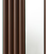 Elena 67-inch Square Tapered Mirrored Floor Lamp Brown