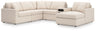 Tampa Furniture Outlet - Ashley Furniture - Modmax 6-Piece Sectional with Audio System and Chaise - RAF 6-Piece Sectional with Audio System and Chaise - 92103S51