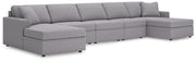 Tampa Furniture Outlet - Ashley Furniture - Modmax 5-Piece Double Chaise Sectional - 5-Piece Double Chaise Sectional - 92104S125
